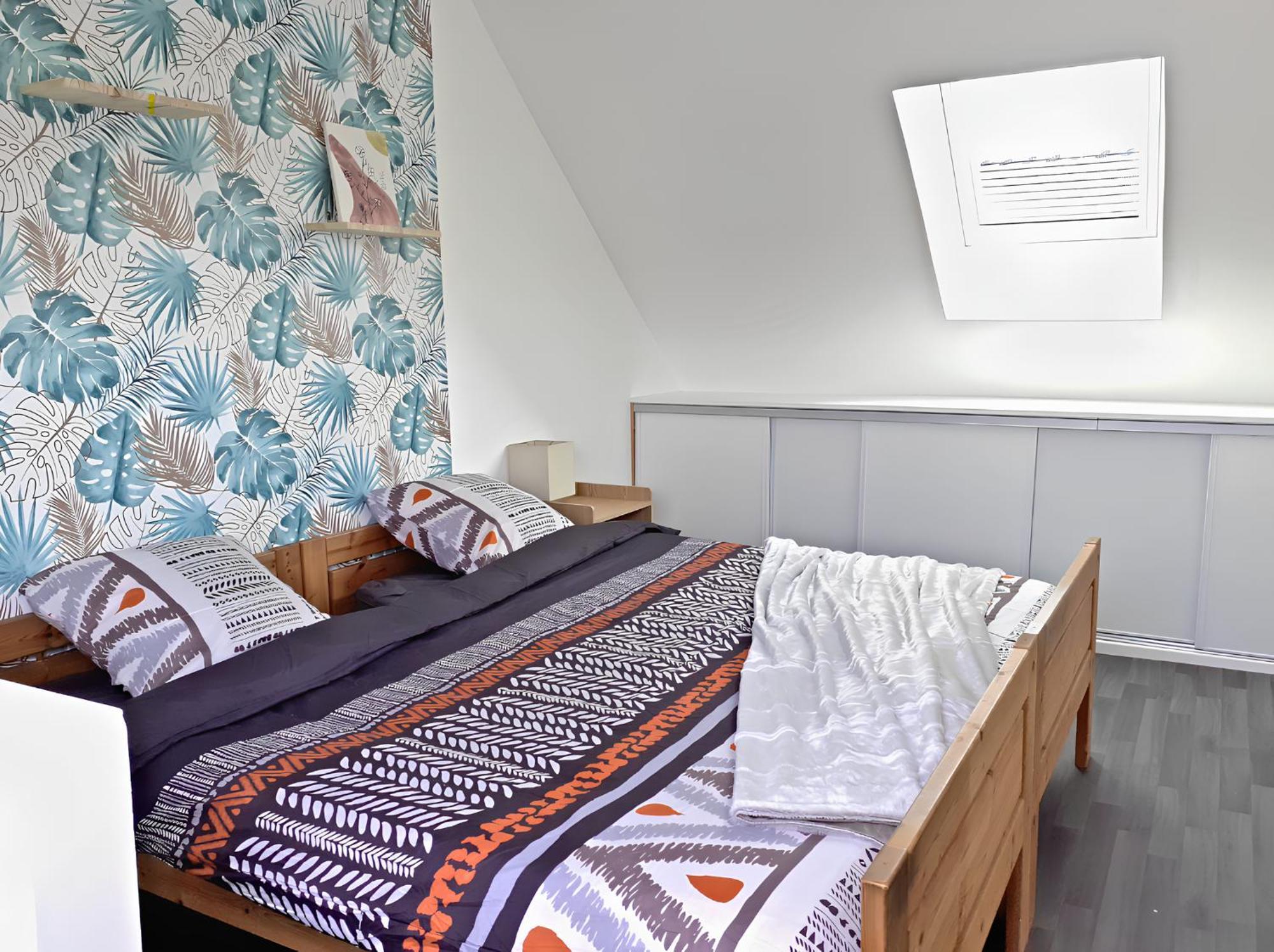 L'Artistique, 4 Lits, 2 Chambres, Stationnement Gratuit, Spacieux, Atypique Amiens Exterior foto